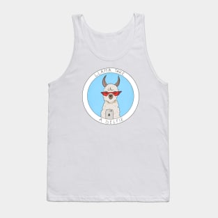 Llama take a selfie Tank Top